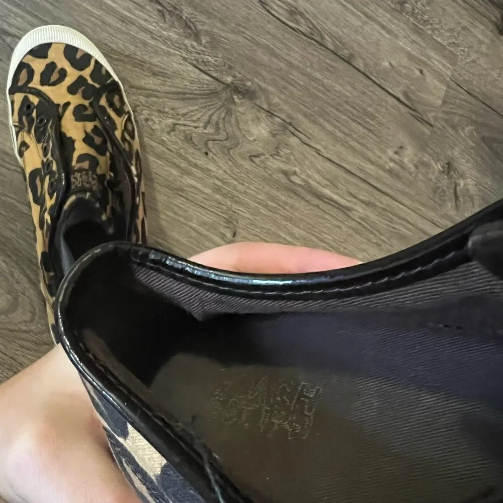 COACH Kira Animal Leopard Print Designer Sneakers Cheetah Women's Size 10B
